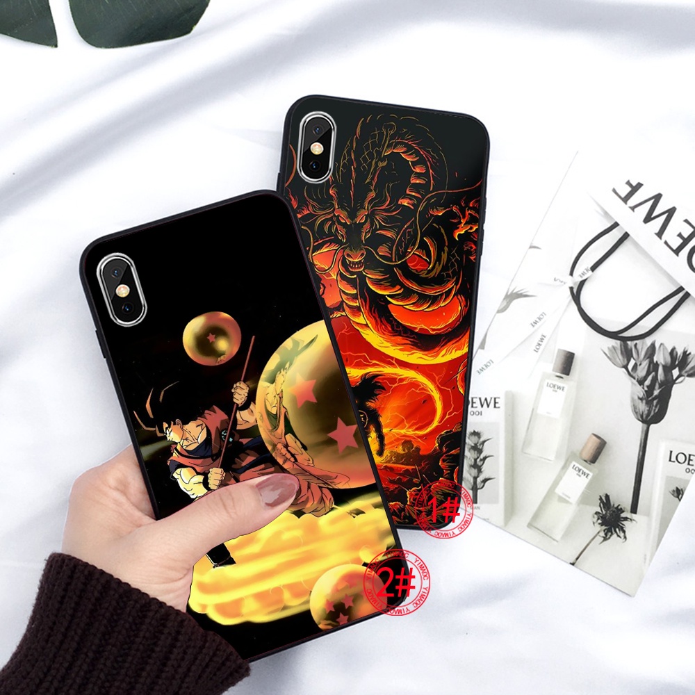 Ốp điện thoại tpu mẫu anime Bảy viên ngọc rồng 53N cho iPhone 6 6S 7 8 Plus X XS XR 11 Pro Max