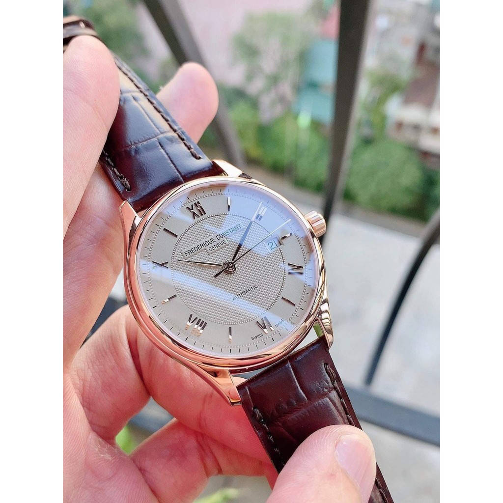 Đồng hồ nam chính hãng Frederique Constant FC-303MLG5B4 - Máy cơ tự động - Kính Sapphire