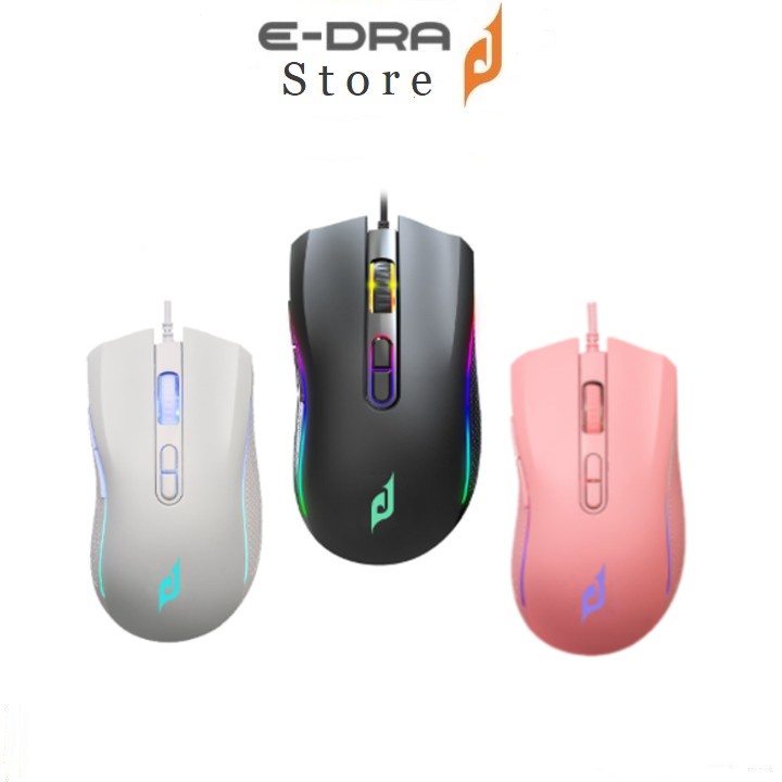 Chuột gaming EDra EM624 RGB/ 6662IC (PMW3327)/ DPI 12000