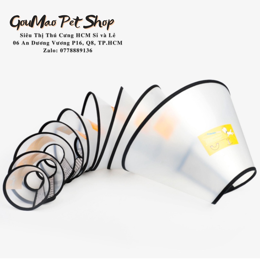 Vòng cổ chống cắn/chống liếm tiện dụng cho thú cưng , chó, mèo