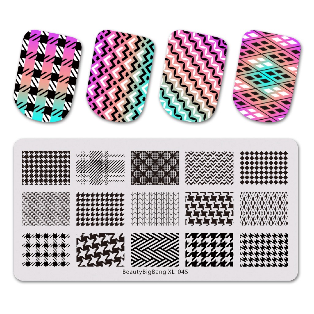 [Hàng mới về] Khuôn trang trí móng tay nghệ thuật họa tiết răng cưa dễ thương