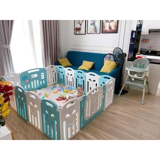 Quây nhựa gấp gọn nguyên sinh cho bé [ Tặng combo quà ]