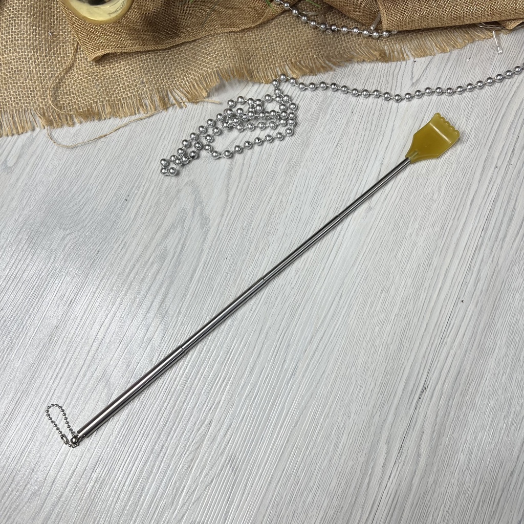 Cây gãy lưng inox kéo dài tiện dụng - gãi lưng rút gọn hình bàn tay