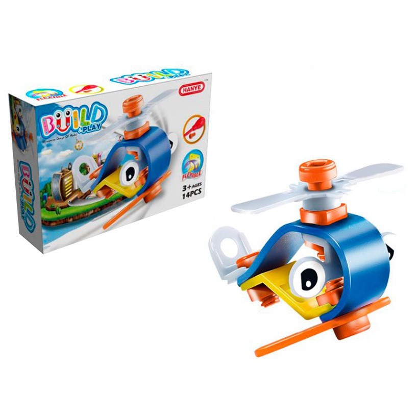 Đồ chơi Diy Models lắp ghép Build&amp;Play nhựa mềm mô hình Toyhouse 403