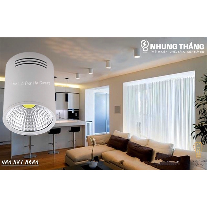Đèn Downlight Lắp Nổi Ống Bơ 12W  - Energy Green Lighting - Ánh sáng led siêu sáng tiết kiệm điện