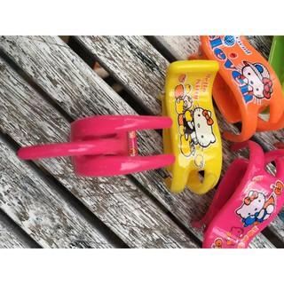 Phụ kiện Kẹp 3 răng hình hello Kitty trơn