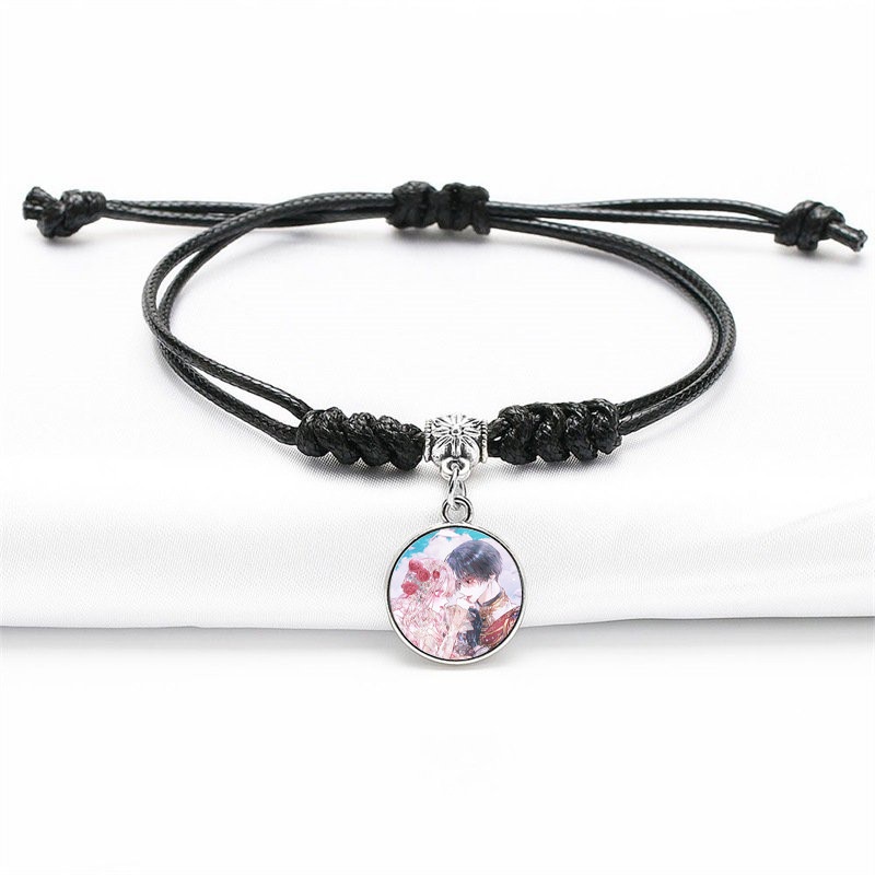 Túi tote vải đen đeo vai in hình TRỞ THÀNH GIA ĐÌNH CỦA NHÂN VẬT PHẢN DIỆN manhwa