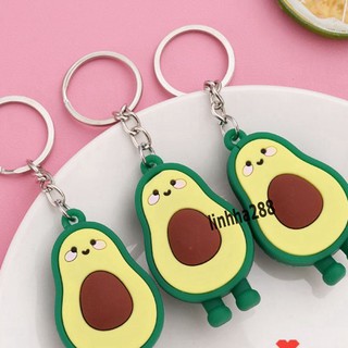 🌺Móc khóa trái bơ dễ thương🌺-Móc khóa hình bơ dễ thương, móc khóa bơ-Móc khóa quả bơ mẫu 2