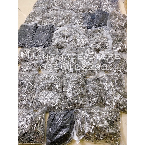 50 phôi kẹp tách Vuông - Elip - Giọt nước 6cm - 7cm