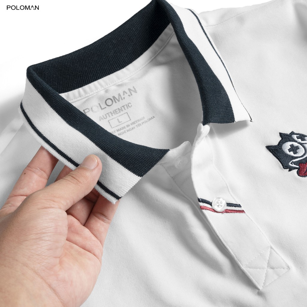Áo Polo nam cổ bẻ phối CINO vải cá sấu Cotton xuất xịn,chuẩn form, sang trọng - thanh lịch - POLOMAN | BigBuy360 - bigbuy360.vn