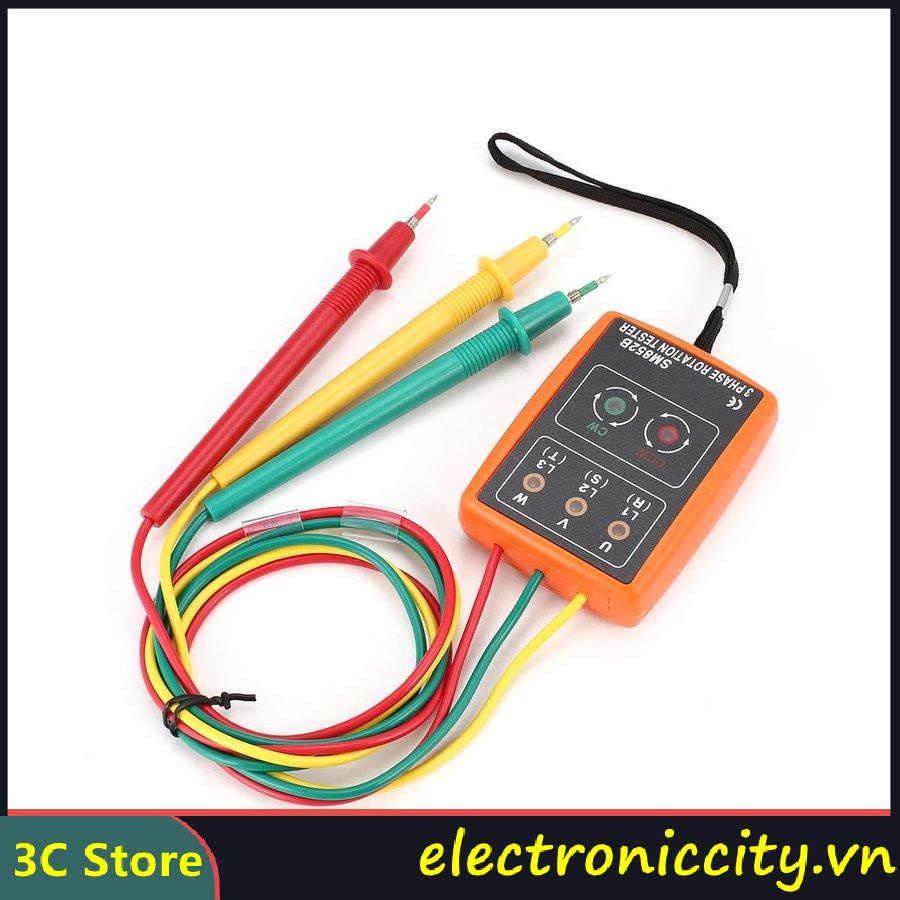 Bộ kiểm tra chỉ báo 3 pha xoay SM852B 60V-600V chất lượng cao