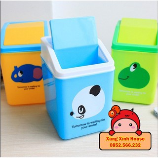 Thùng rác mini hình thú ngộ nghĩnh