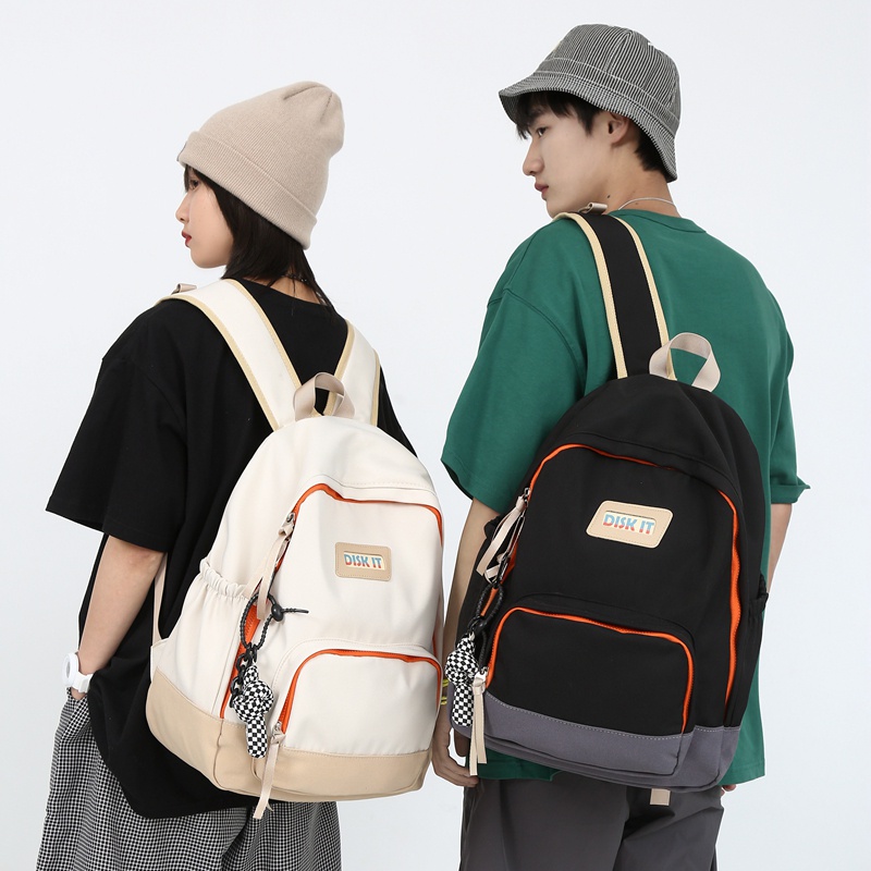 Ba lô PRETTYZYS sức chứa lớn 15.6inch phong cách Hàn Quốc ulzzang 2022 dành cho học sinh sinh viên