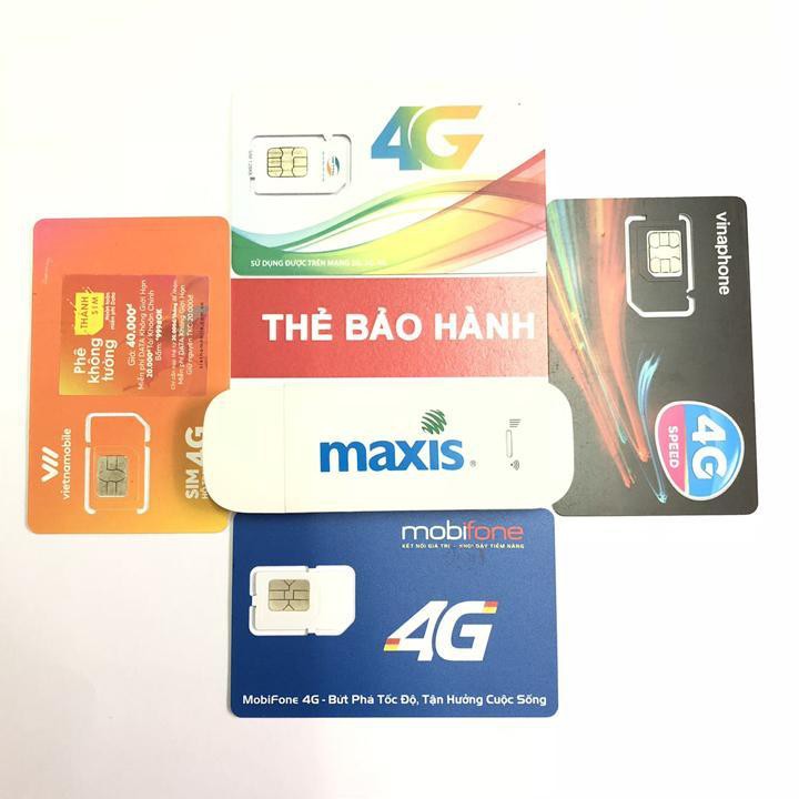 <SHOP UY TÍN XẢ HÀNG >Bộ USB MAXIS MF70 phát Wifi từ Sim 3G/4G - Hàng cao cấp chính hãng nhập khẩu Nhật