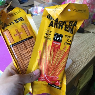 10 gói tăm cay snack ba anh em 1+1