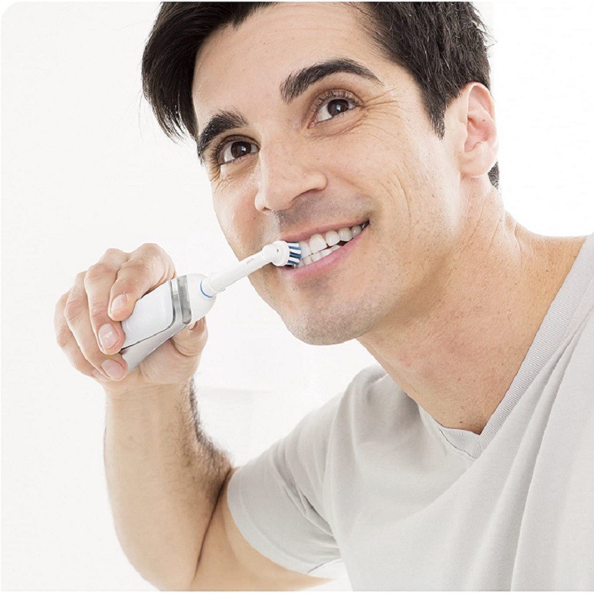 Bàn chải điện Oral-B SmartSeries White 6000 + Bluetooth [Nhập Khẩu Đức - Bảo Hành 12 Tháng]