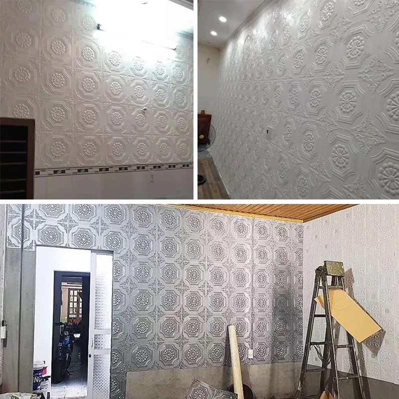 Miếng Dán Tường Giả Gạch 3D Mềm Mại Chống Thấm Nước Trang Trí Nhà Bếp / Phòng Khách