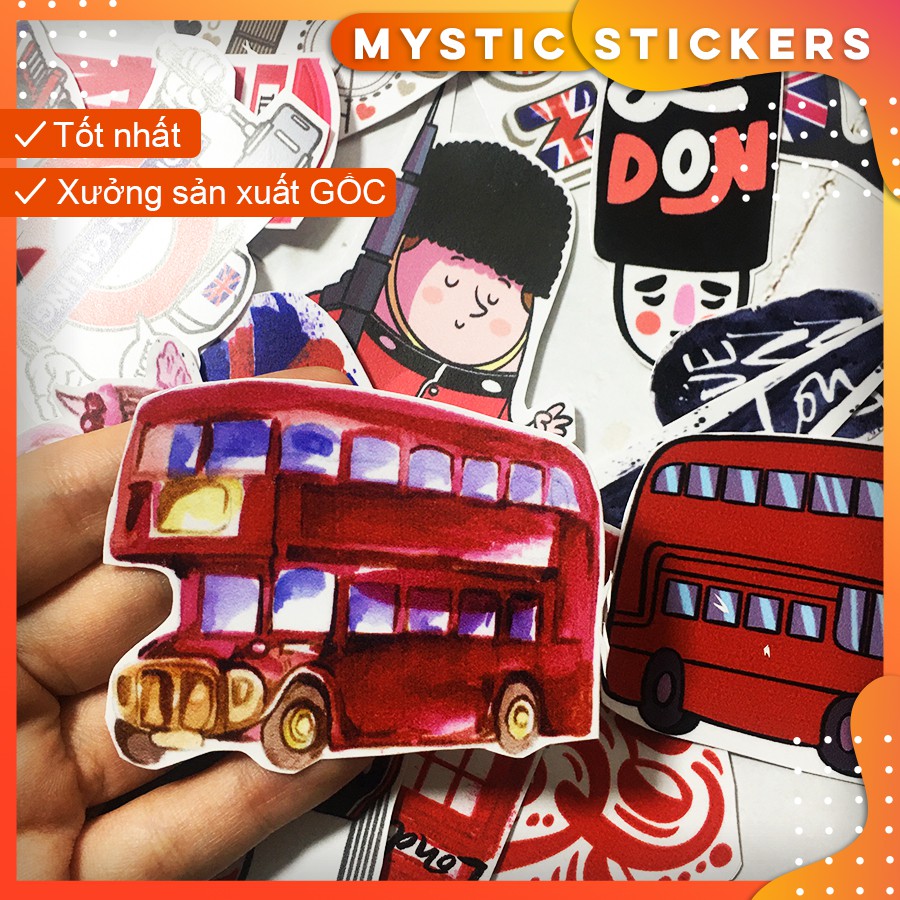 [LONDON-ANH] 23 Sticker chống nước dán laptop vali xe mũ bảo hiểm nhà cửa ...