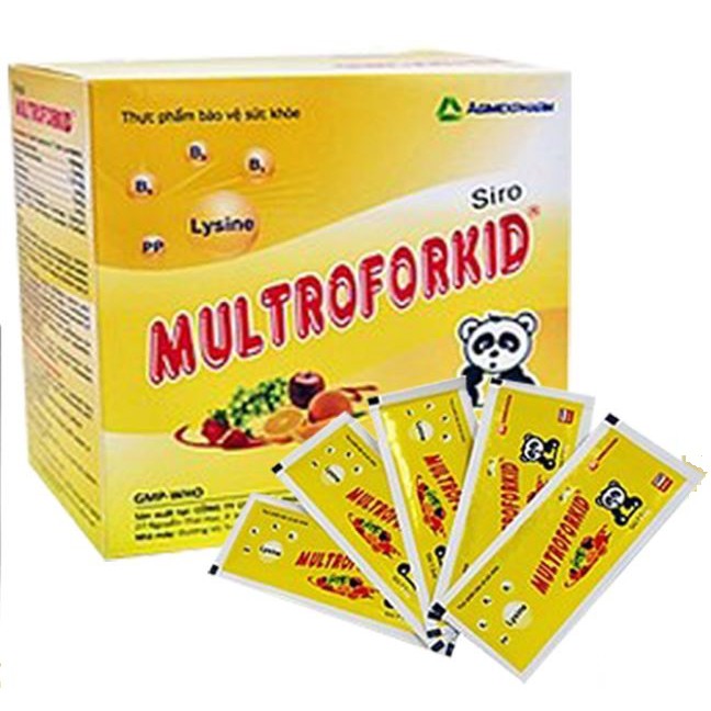 Siro ăn ngon Multroforkid, giúp bé thèm ăn, cao lớn thông minh [CHÍNH HÃNG - GIÁ GỐC] | Thế Giới Skin Care