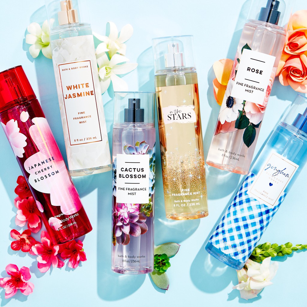 Xịt Toàn Thân Bath And Body Works Đủ Mùi