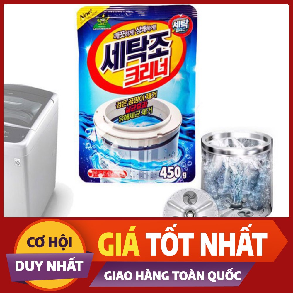 Bột Tẩy Vệ Sinh Lồng Giặt Chính Hãng Hàn Quốc 450G