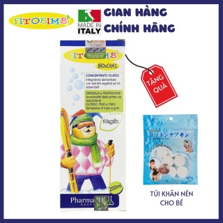 Fitobimbi Broncamil- Hàng nhập khẩu Châu Âu -siro ho cao cấp 3 trong 1 giúp giảm ho, làm dịu họng, pha loãng đờm nhầy, g