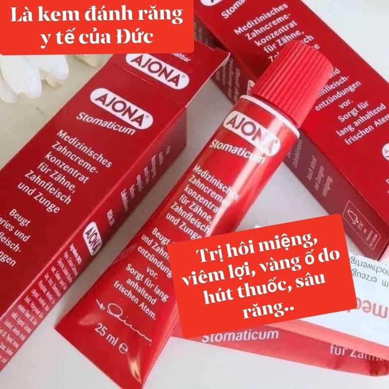 Kem đánh răng y tế Ajona của Đức