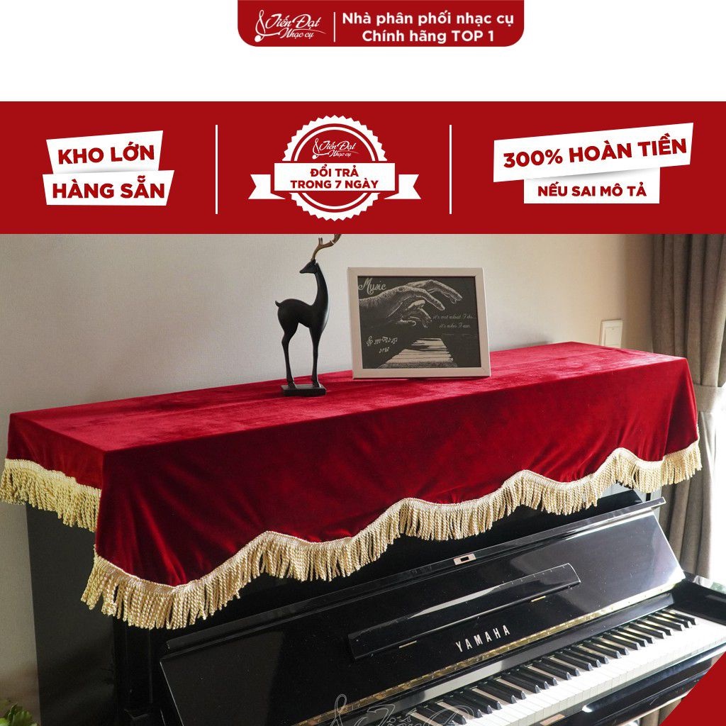 Khăn Phủ Đàn Piano Sang Trọng Nhiều Màu, Bảo Vệ Đàn, Tránh Bụi Bận, Tránh Trầy Xước Cho Đàn