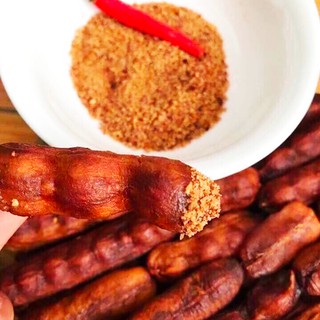 Me lào muối ớt một nắng 500g, tặng kèm muối ớt, me lào muối tôm món siêu ăn vặt Golovinshop