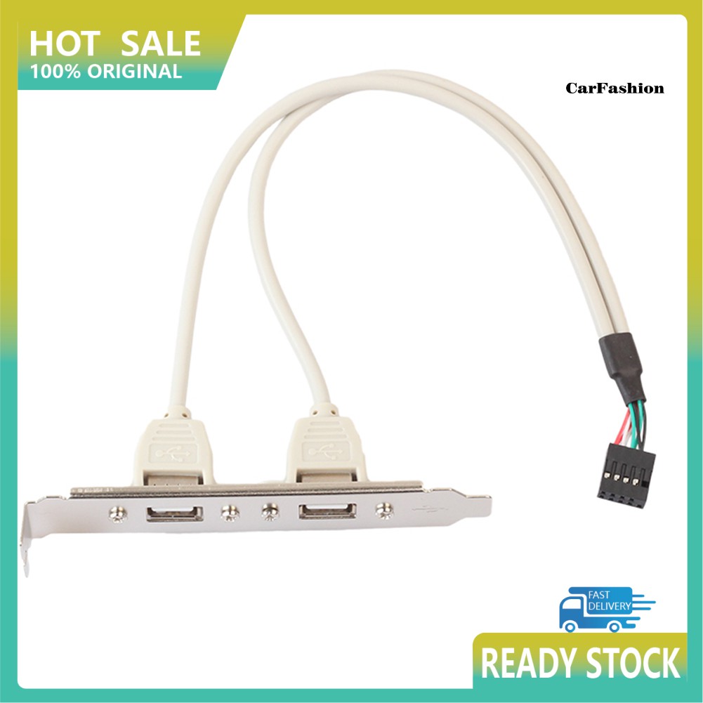 Cáp Chuyển Đổi Chs30cm 9 Pin Female Sang Dual Port Usb 2.0a Female