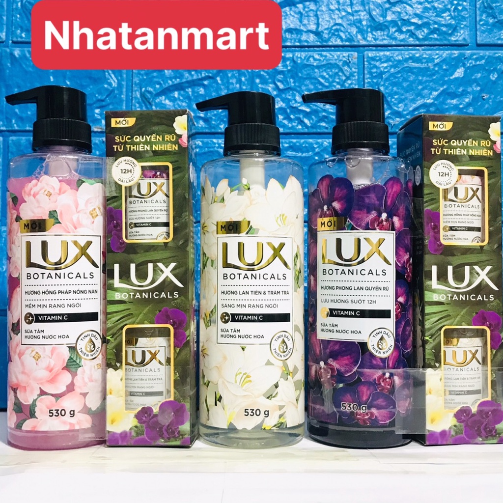 Sữa Tắm LUX 530g Quyến rũ nồng nàn / mềm mịn vấn vương ( hàng Việt Nam)