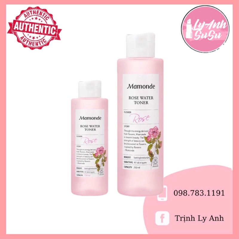 Toner hoa hồng Mamonde Rose Water 250ml