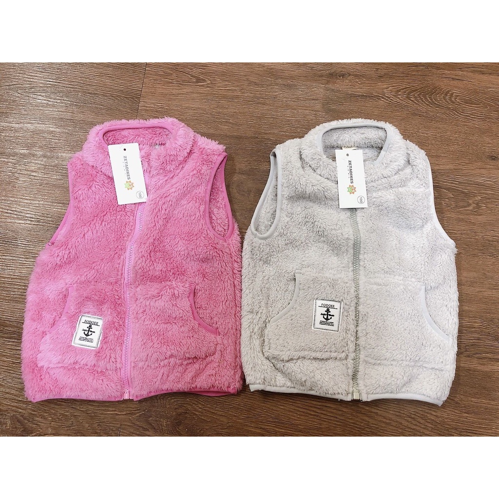 Áo gile lông mỏ neo