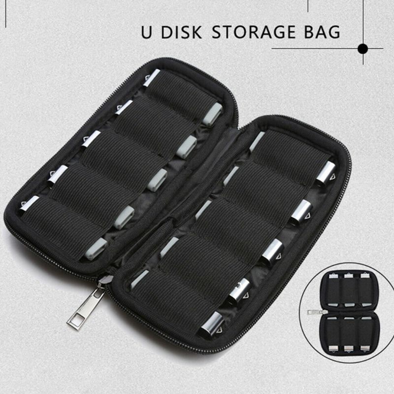 Túi đựng bảo vệ USB/ổ đĩa U chống sốc tiện dụng mang theo du lịch&lt;br&gt;