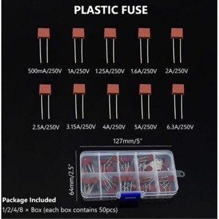 Cầu chì 2-4a 250v t2-4a250v loại vuông
