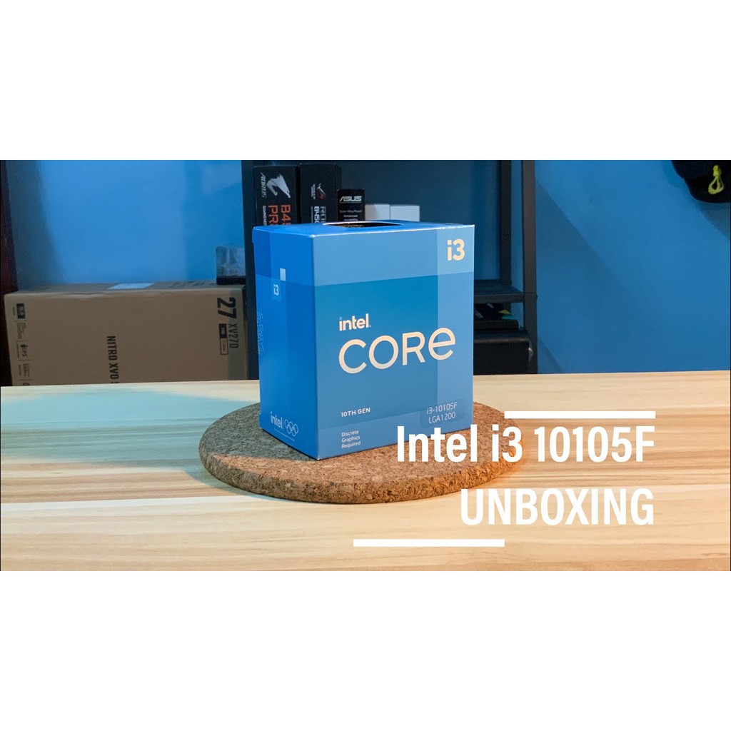 CPU Intel Core i3-10105F (3.7GHz turbo up to 4.4Ghz, 4 nhân 8 luồng, 6MB Cache, 65W) - Socket Intel LGA 1200