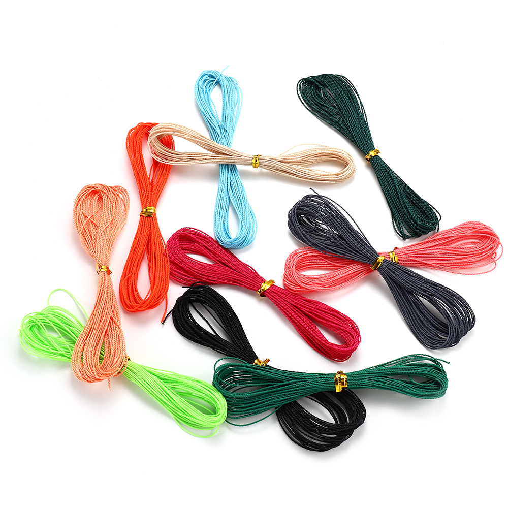 St.kunkka Dây bện dây sáp Đài Loan dài 10m và mỏng 1mm