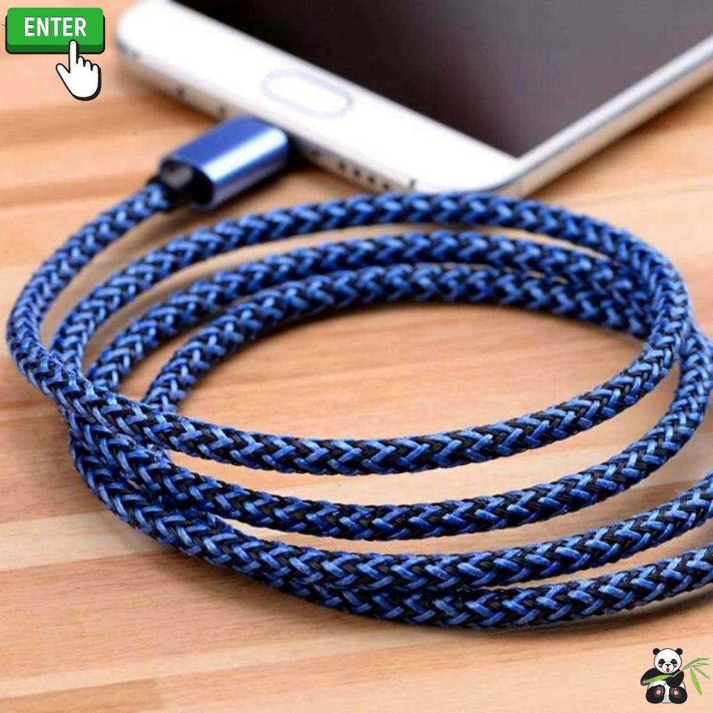 Dây sạc samsung, oppo, xiaomi...,Cáp sạc cổng Micro USB thiết kế dây bện dù cho điện thoại androi