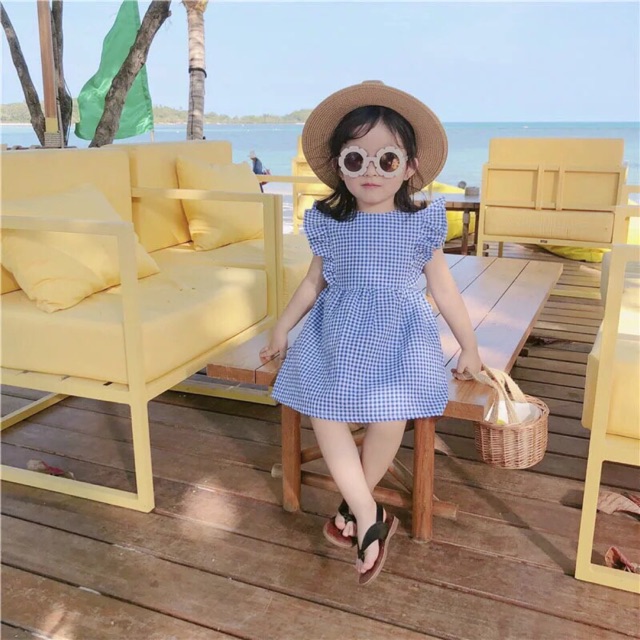 Váy thắt nơ kute cho bé gái