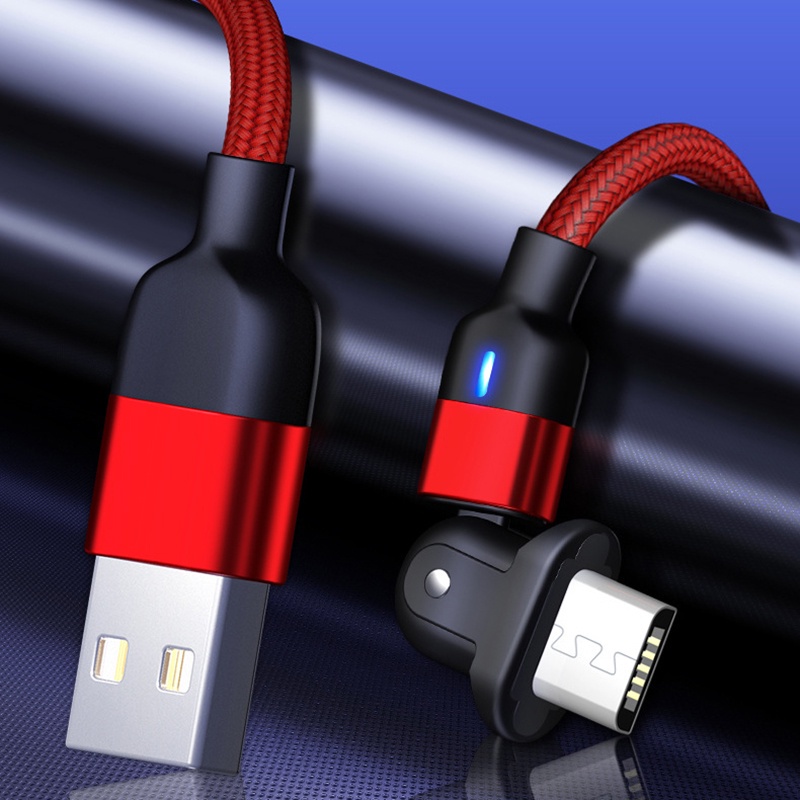 Bộ Sạc Nhanh 180° Dây Cáp Sạc Truyền Dữ Liệu android / type c / iPhone Dài 1M / 2M