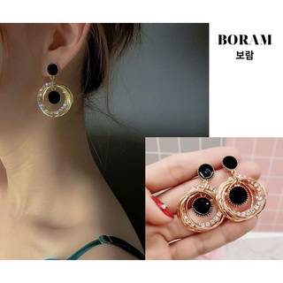 Bông Tai Nữ Mạ Bạc 925 Khuyên Tai Hàn Quốc Nữ Sành Điệu Thời Trang Cá Tính Trẻ Trung Giá Rẻ HOT - BORAM