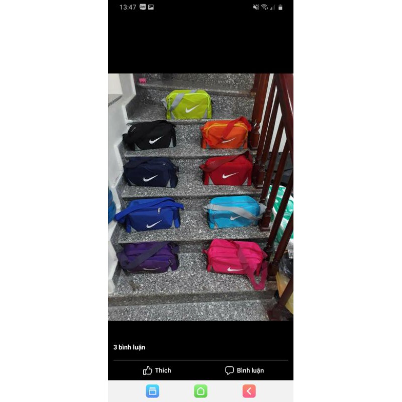 Túi tập gym nam nữ đỏ đô kèm video