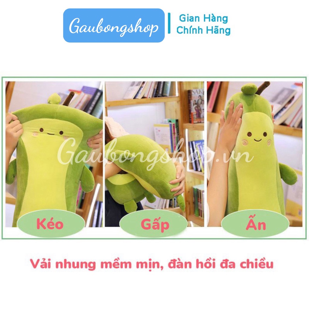 Gấu Bông Quả Bơ Làm Gối Ôm Cho Bé size siêu siêu to 75cm/1m/1m2 gaubongshop.vn - m043