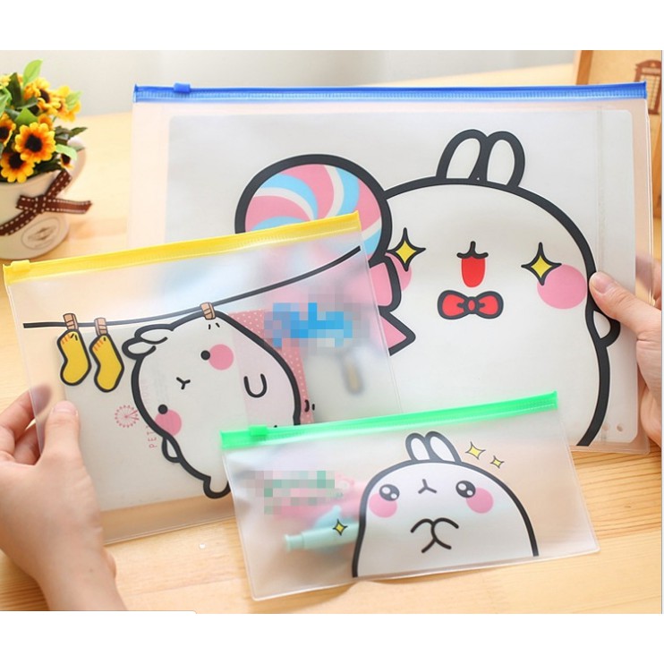 Túi zip Thỏ Trắng siêu cute 3 size