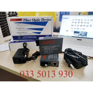 Converter Netlink HTB-3100A/B 25km 1Sợi
