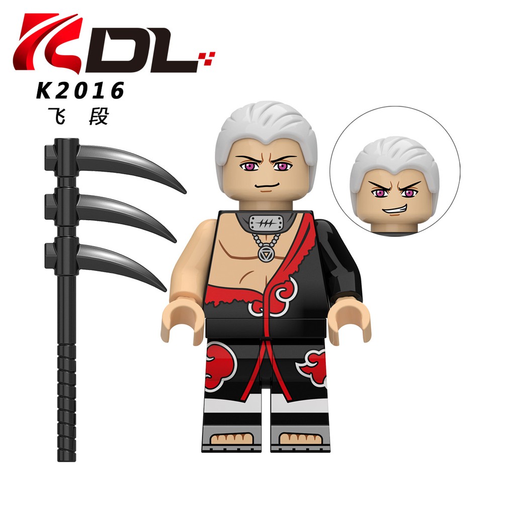 COMBO 6 Minifigures Nhân Vật Naruto KDL803 Sarutobi Hiruzen Orochimaru Rock Lee Aburame Shino