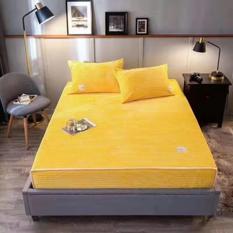 BỘ GA GỐI NỈ NHUNG TĂM CAO CẤP LOẠI 1 Giá Rẻ