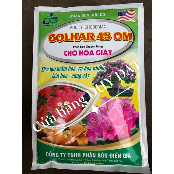 Phân bón hữu cơ CHUYÊN DÀNH CHO HOA GIẤY siêu tạo mầm hoa, ra hoa nhiều,bền hoa và cứng cây