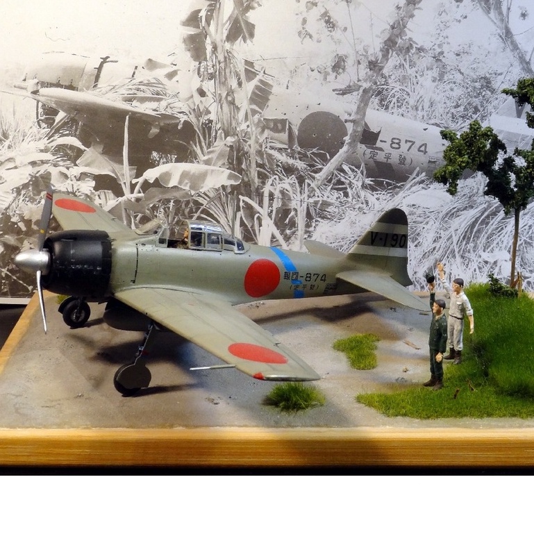 Mô hình lắp ráp máy bay quân sự 1/48 SCALE A6M3 type 32 Zero fighter 61025 TAMIYA - mô hình trưng bày, sa bàn