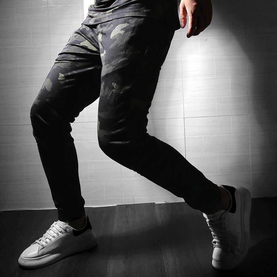 SUN24FASHION - SET CAMO COTTON QUẦN DÀI, BỘ QUẦN ÁO THỂ THAO CAMO MẶC MÁT